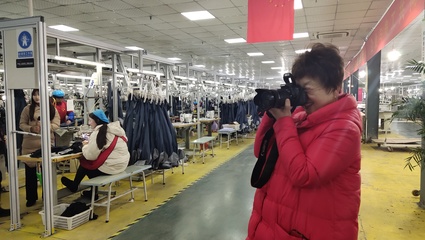 東錦服飾公司迎來界首市大美采風團，共話銷售業(yè)務(wù)新圖景